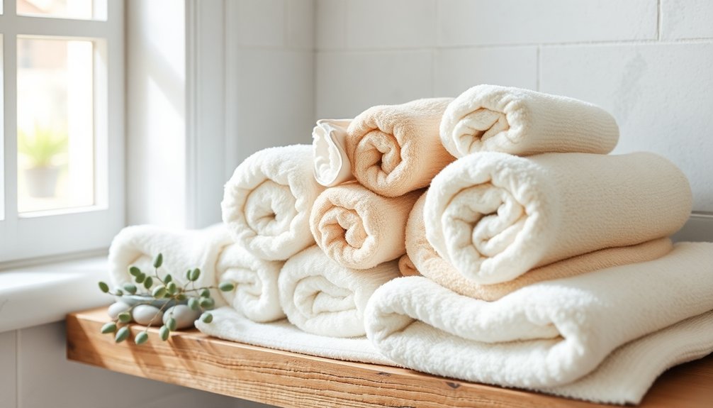 elegant towel display ideas