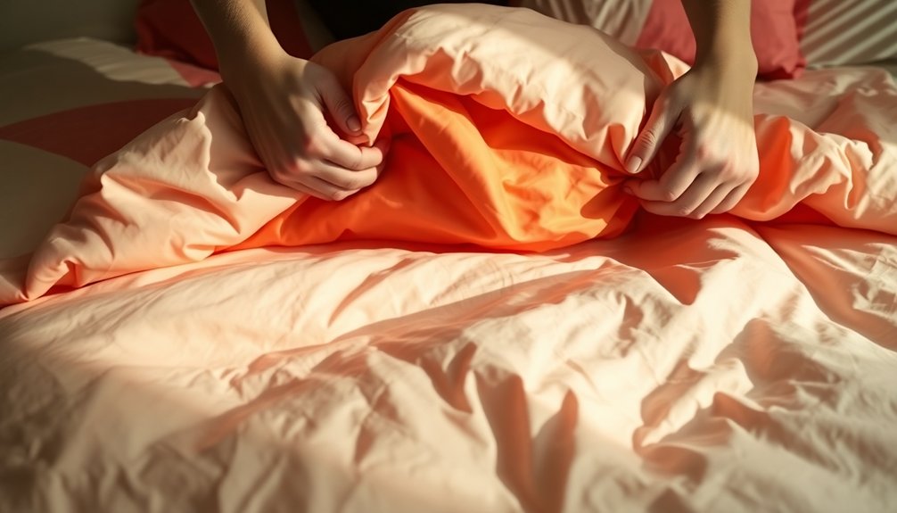 insert duvet into cover