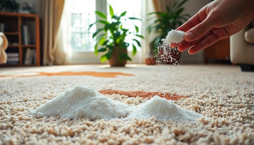 remove greasy carpet stains