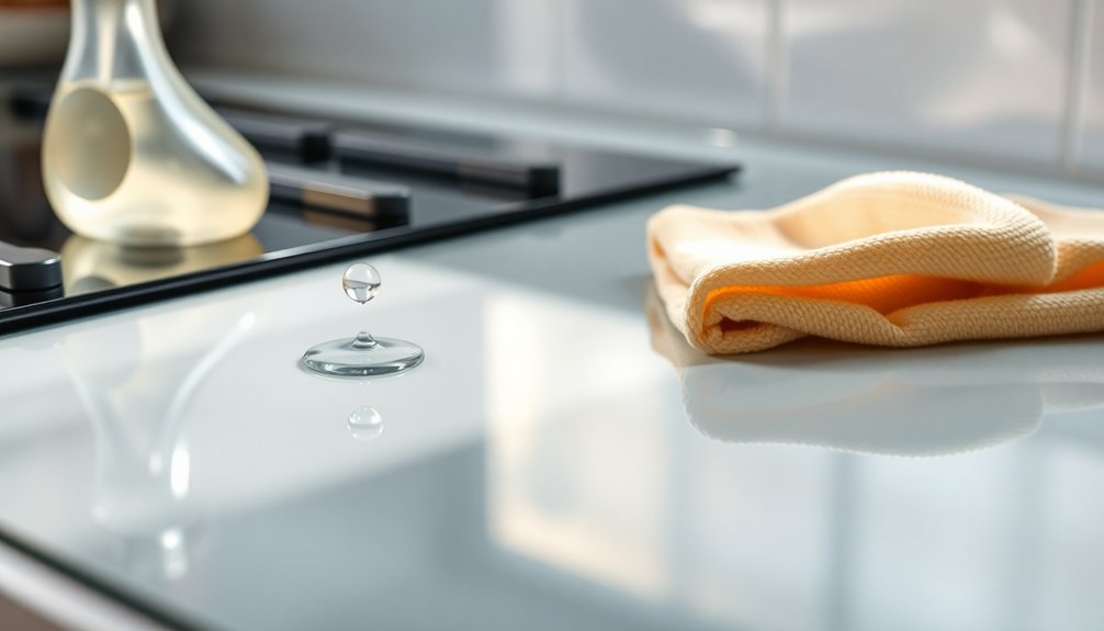 deep clean glass cooktop