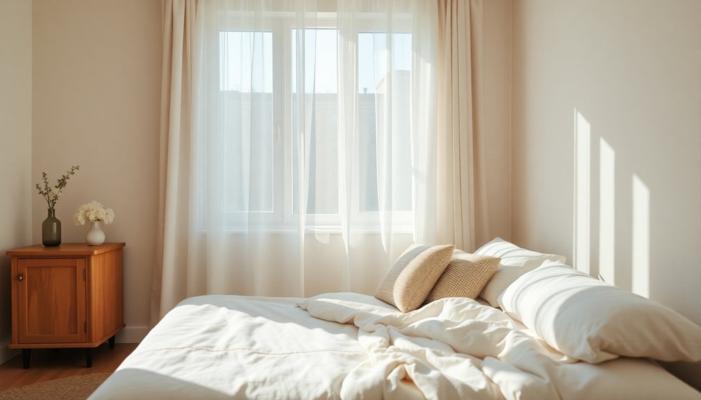 elegant curtains enhance aesthetics