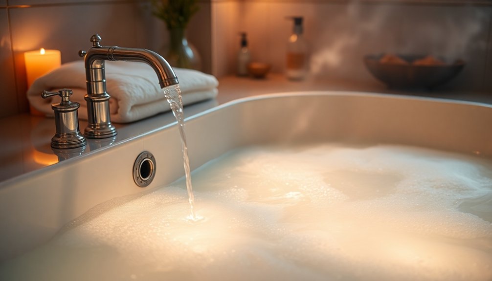 flush jetted tub thoroughly