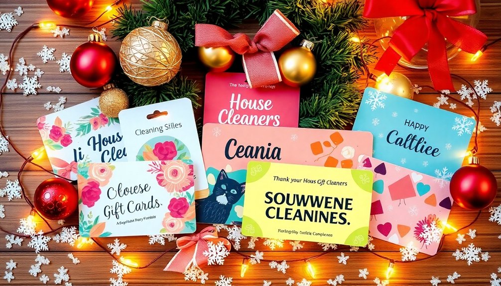 gift cards for cleaners