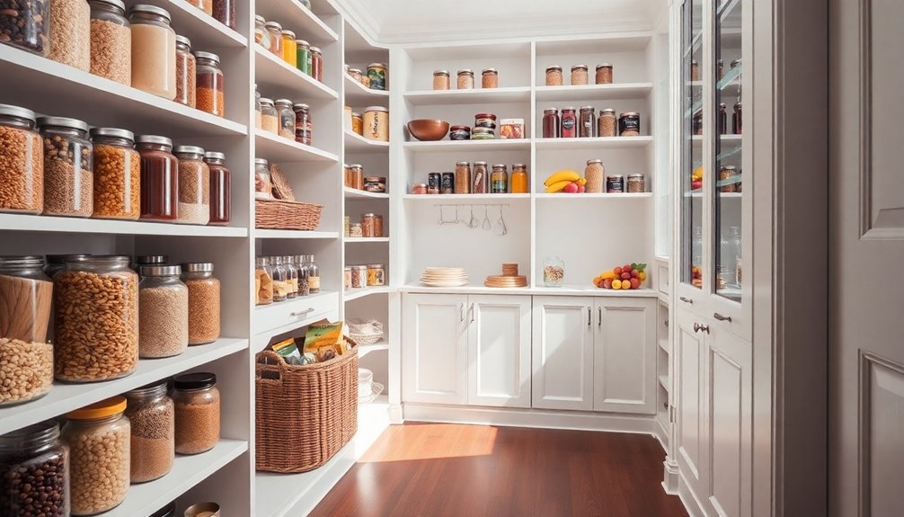 pantry organization with categories