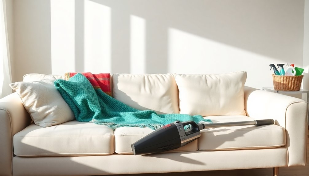 pillows and blankets refreshed