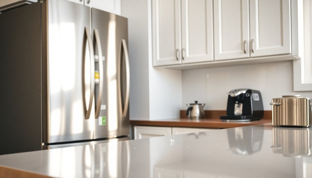 clean fridge and appliances