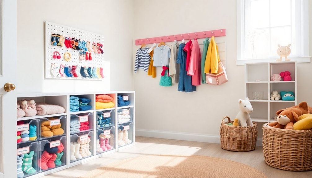 effective clothing and sock organization