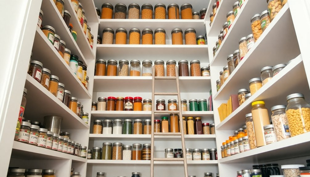 maximize pantry vertical space