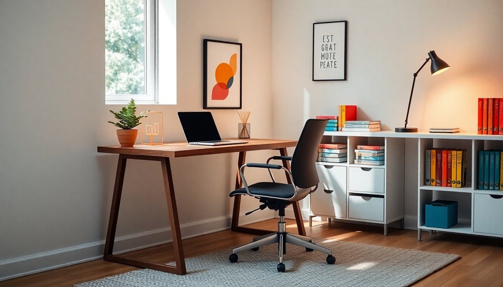personalized inspiring productive workspace