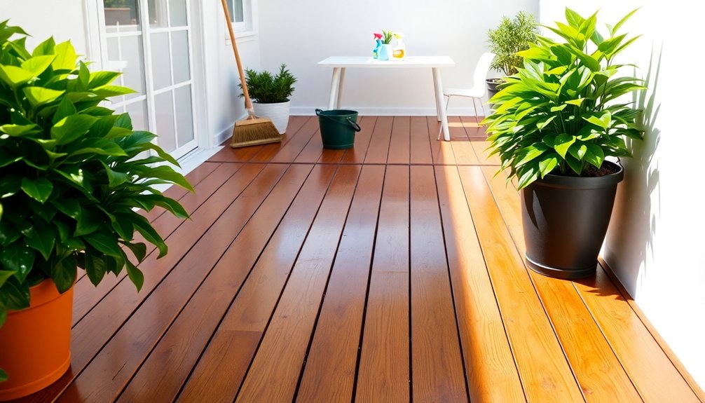 regular outdoor cleaning habits