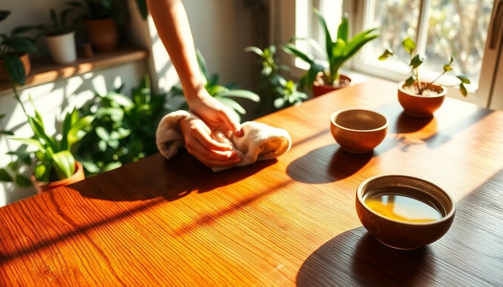 regular wood surface maintenance