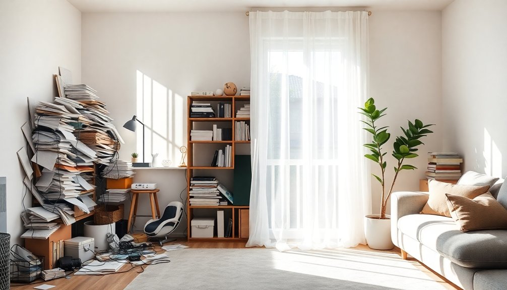 clutter management and self compassion