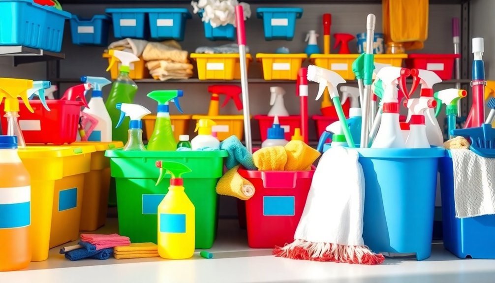 color coded cleaning efficiency