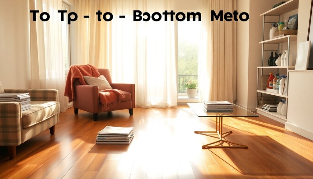 efficient home cleaning strategy