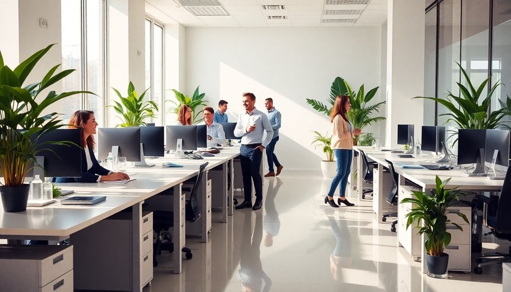 healthy clean work environment