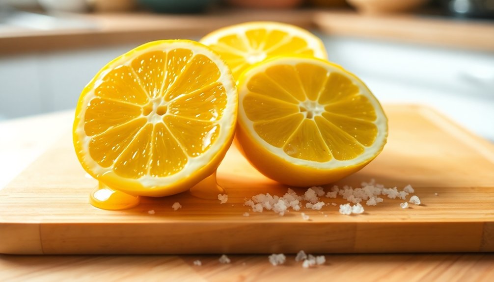 lemon freshens and cleans