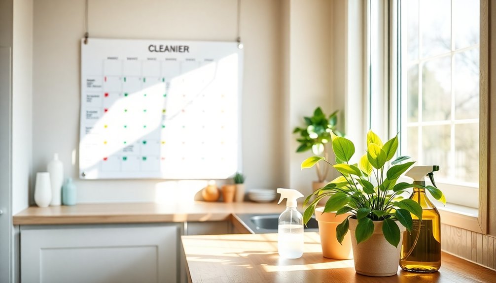 realistic cleaning goals established