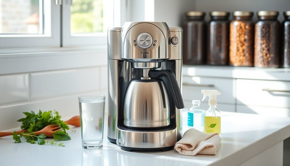 regular cleaning and descaling