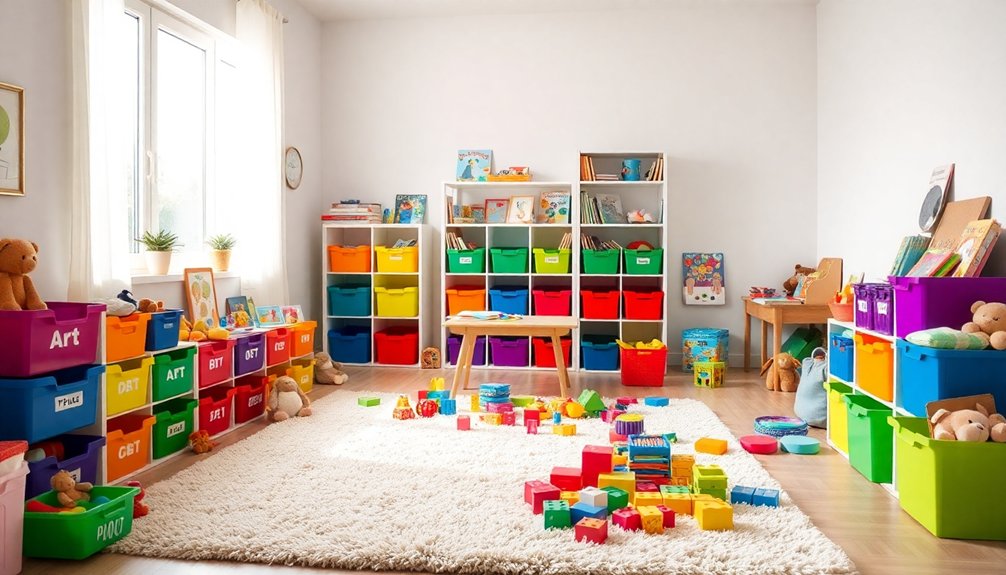declutter and organize toys