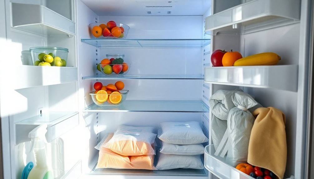 deep clean refrigerator thoroughly