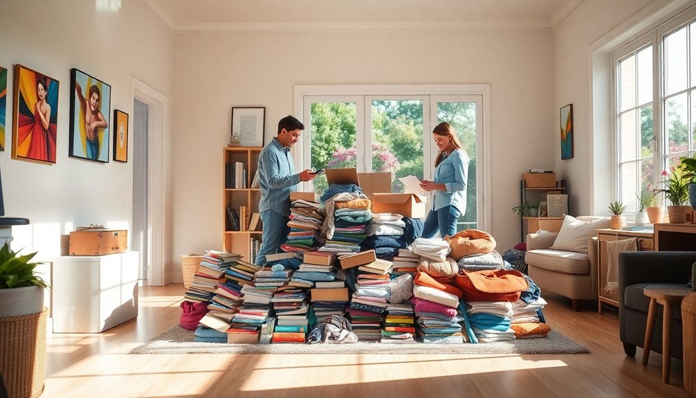 evaluate donate declutter celebrate