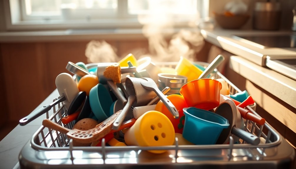 hand wash kitchen tools