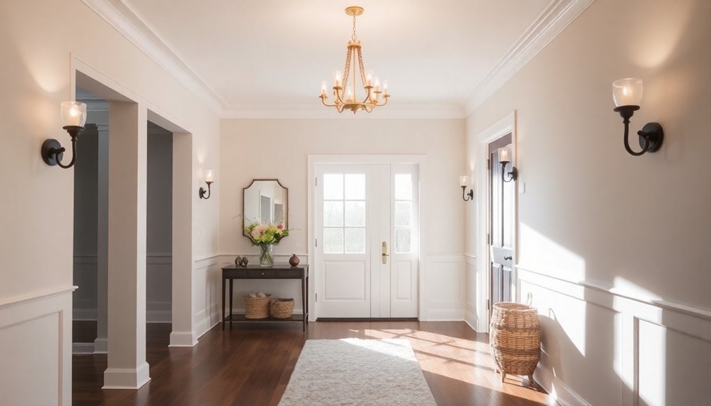 layered lighting for warmth