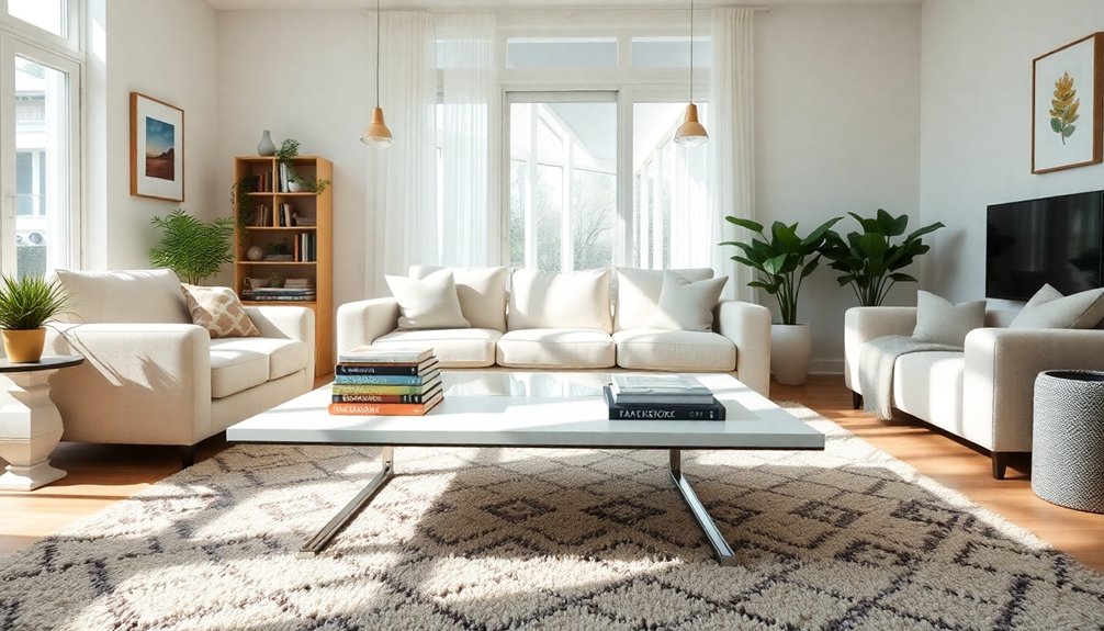 organized book display aesthetics