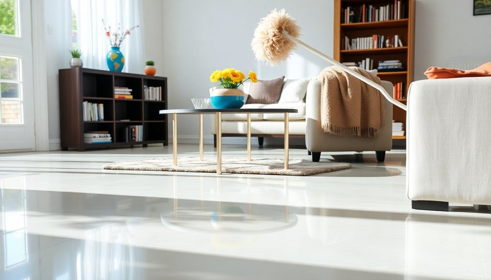 prioritize visible cleanliness quickly