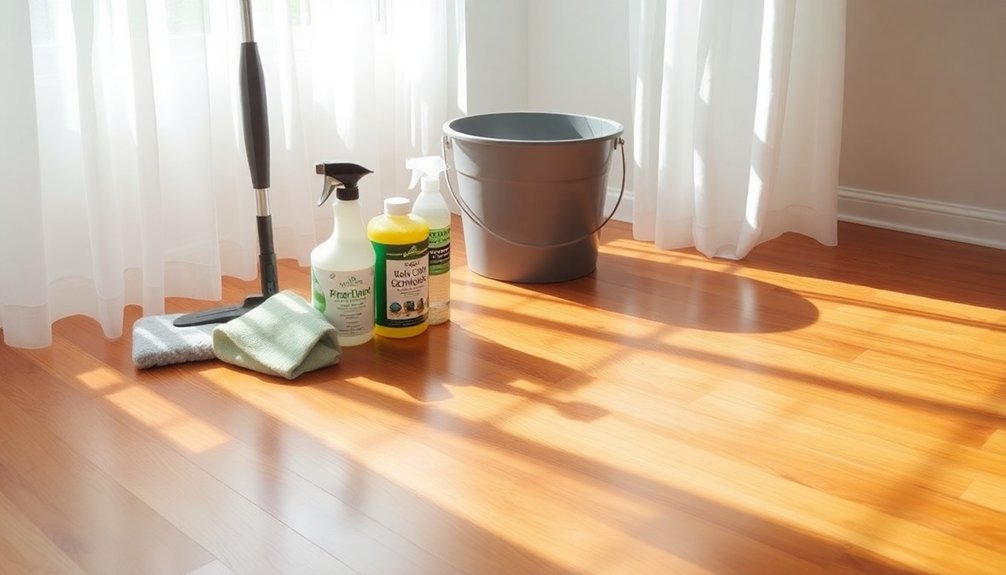 recommended hardwood floor cleaners