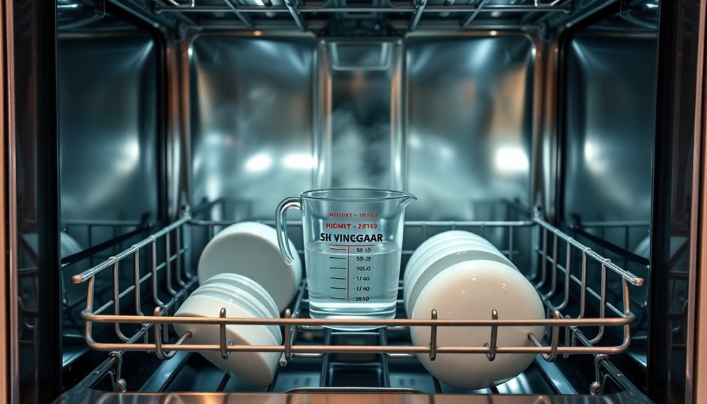 refresh dishwasher with vinegar
