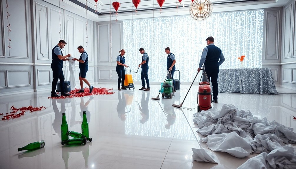 thorough efficient event cleanup