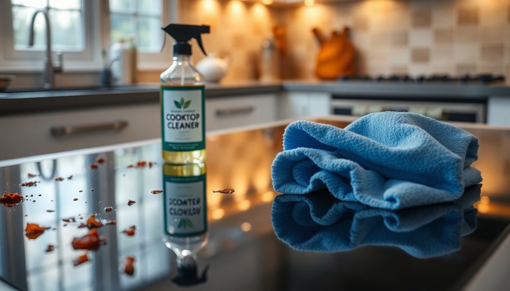 effective non abrasive cooktop cleaner