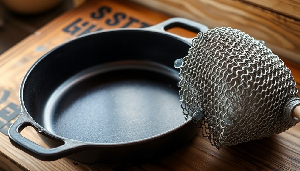 gentle effective cast iron cleaning