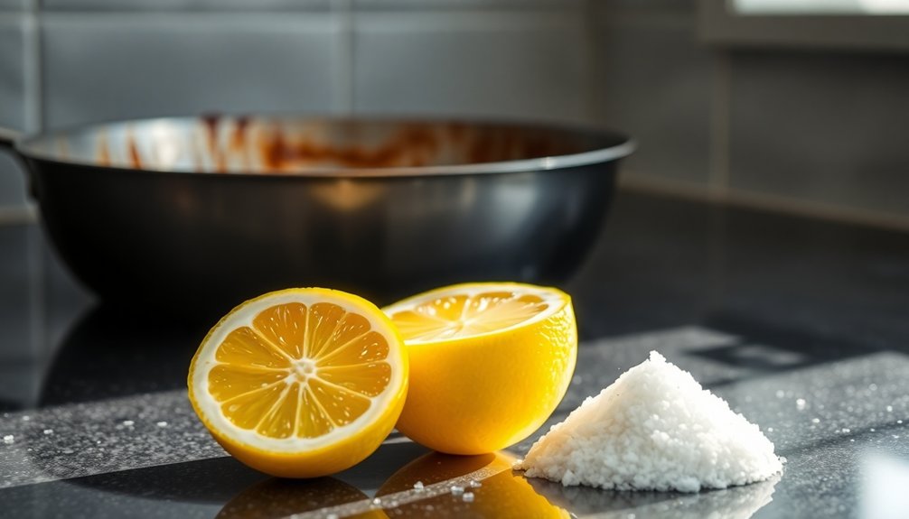 lemon salt scrub technique