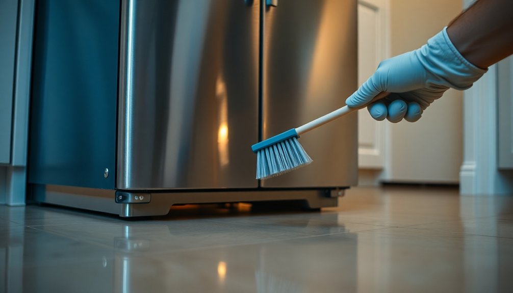 locate refrigerator coils efficiently