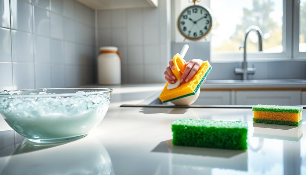 sanitize your kitchen sponge