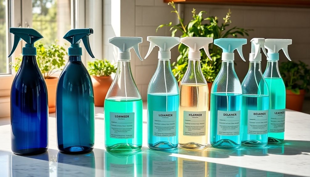 sustainable refillable cleaning bottles