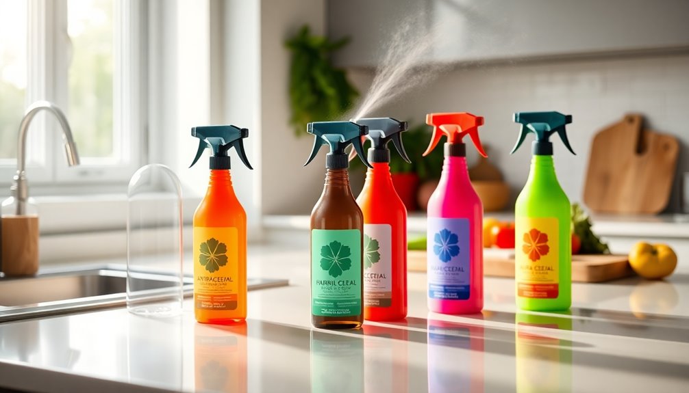 antibacterial sprays ensure cleanliness
