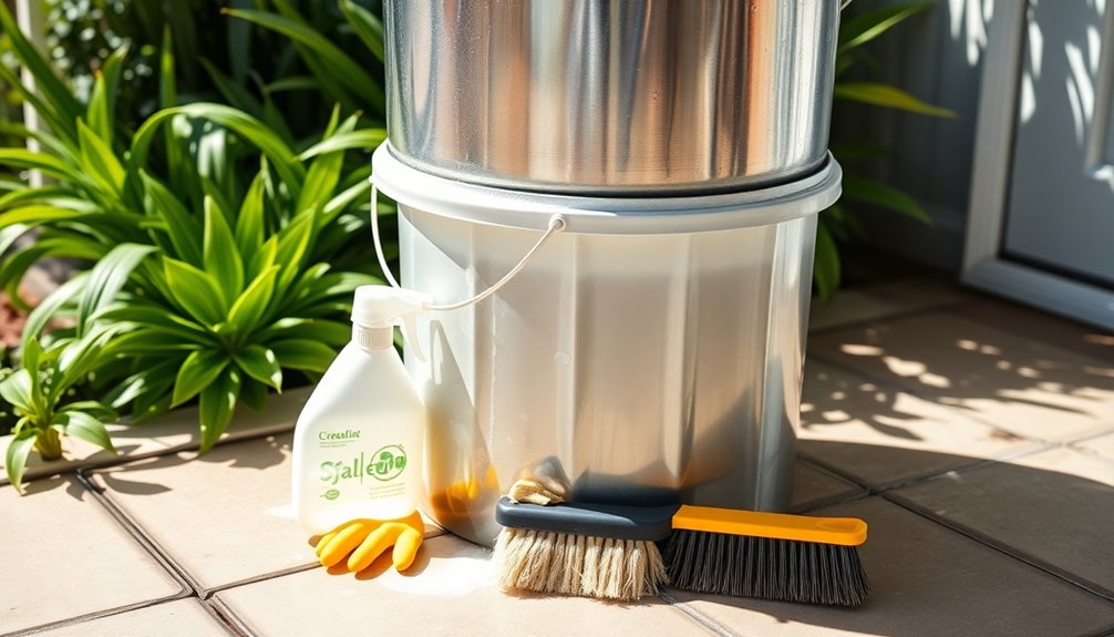 clean disinfect rinse dry