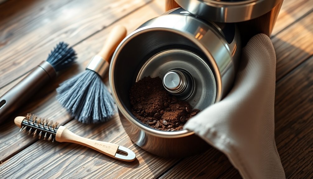 clean grinder better coffee