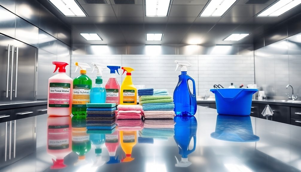 essential cleaning supplies inventory