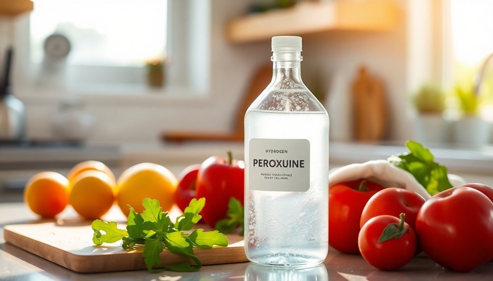 hydrogen peroxide kitchen cleaner