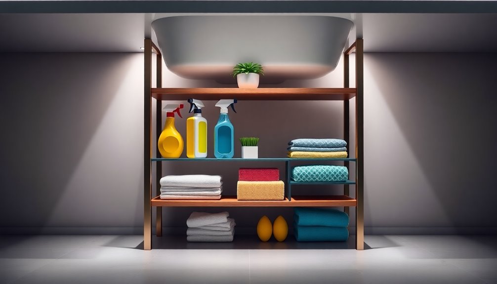 maximize under sink organization efficiently