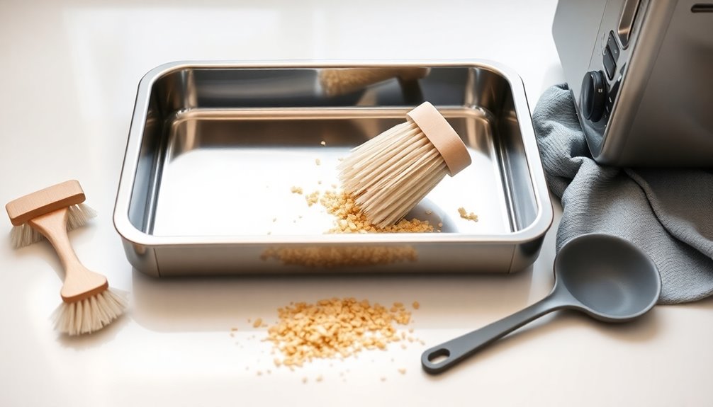 mess free toaster cleaning tools