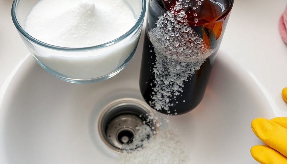 prepare drain for de clogging