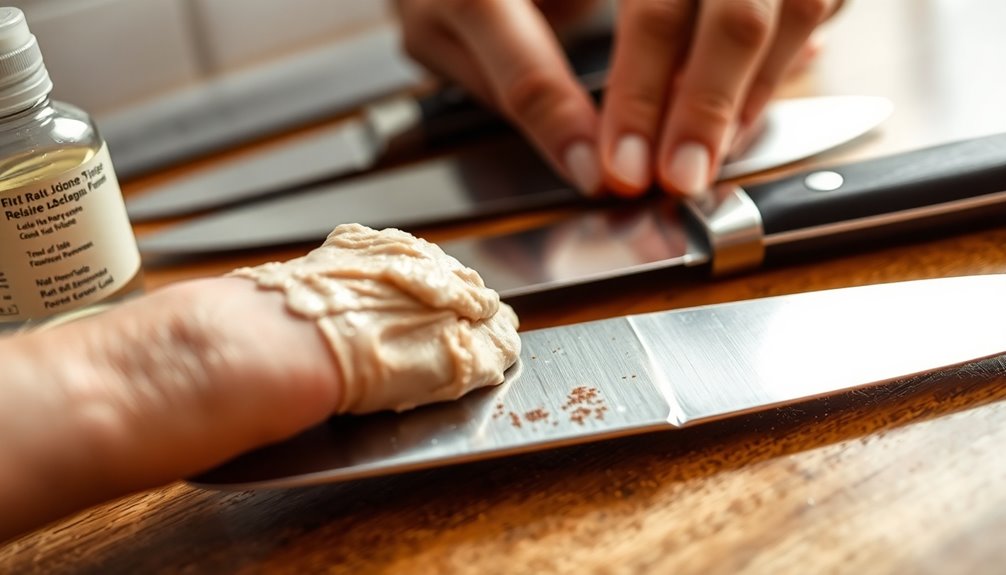 preventing rust on knives