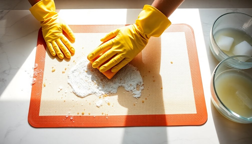 regular silpat mat cleaning