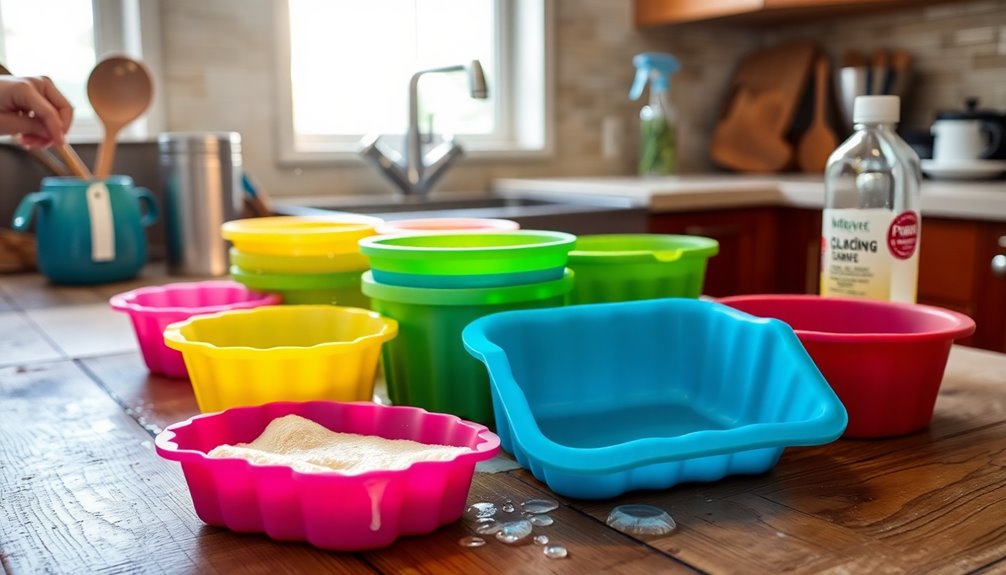 silicone mould cleaning tips