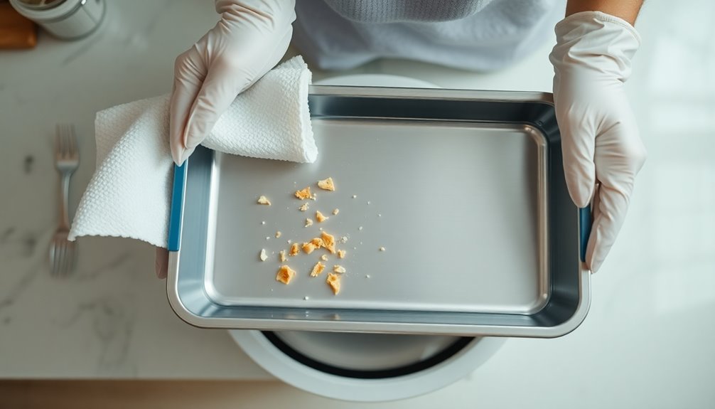 toaster tray cleaning importance